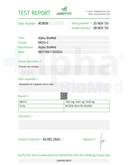 MOTS-c (10mg)