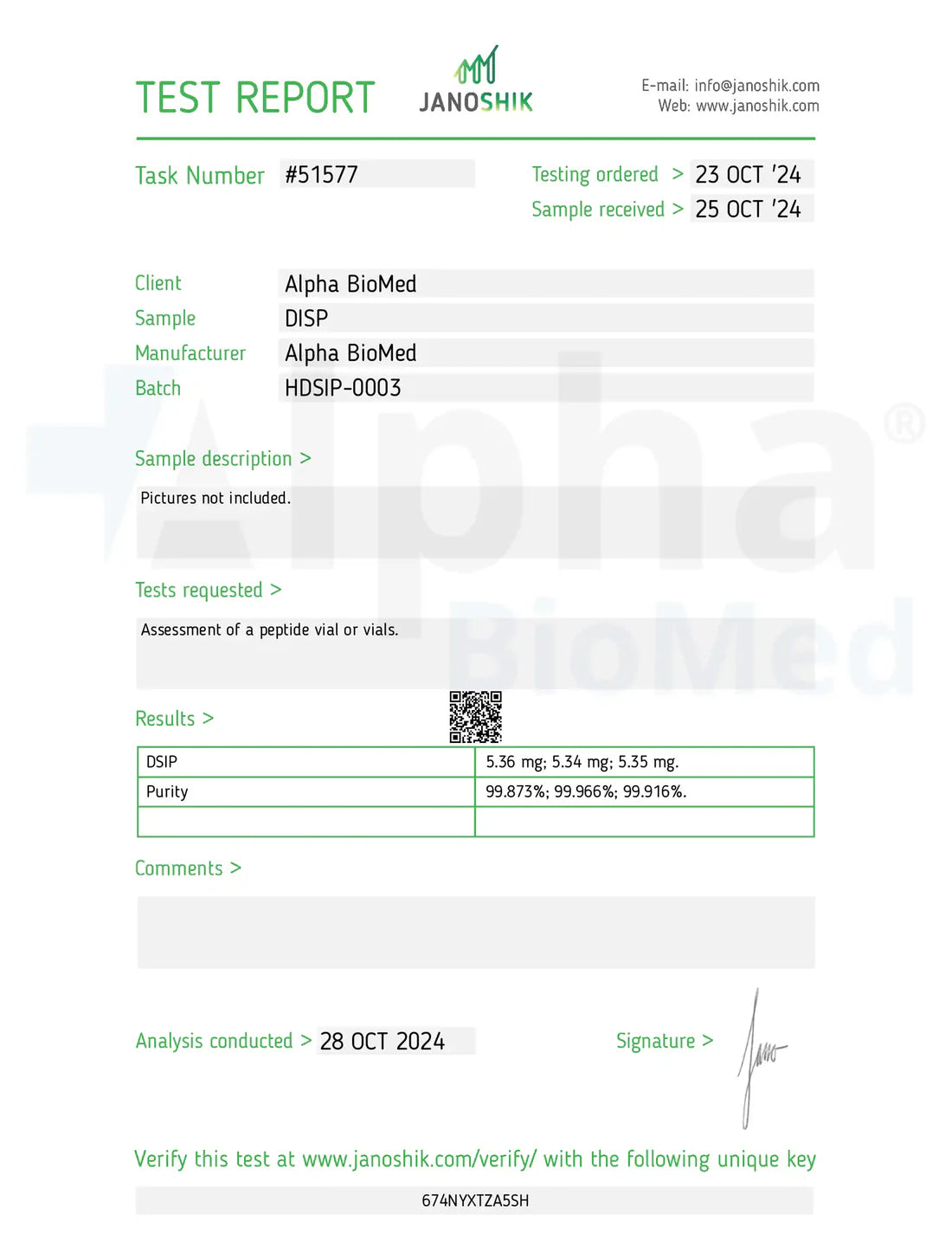 DSIP (5mg) - 2ml vial
