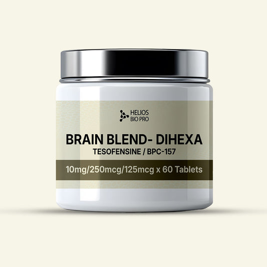 Brain Blend - Dihexa (10mg) / Tesofensine (250mcg) / BPC-157 (125mcg) x 60 Tablets