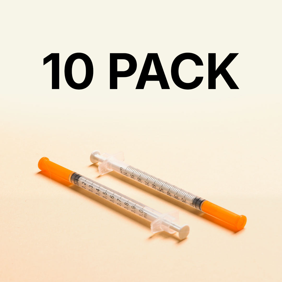 Insulin Syringes – 29G 1CC ½” (10 Pack)