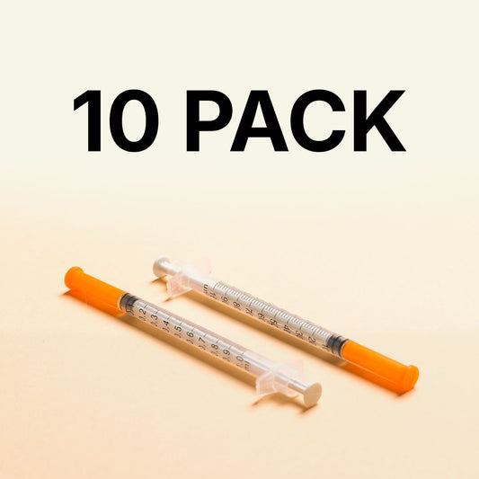 Insulin Syringes – 29G 1CC ½” (10 Pack)